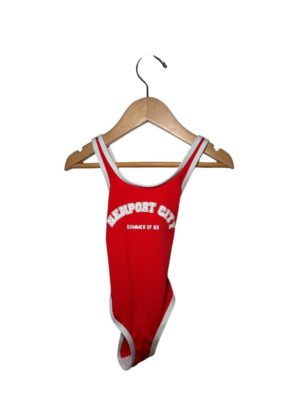 Zara Red Ribbed Swimsuit 12-24M